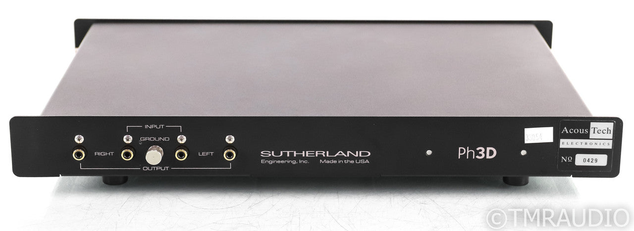 Sutherland Ph3D MM / MC Phono Preamplifier; Battery Powered