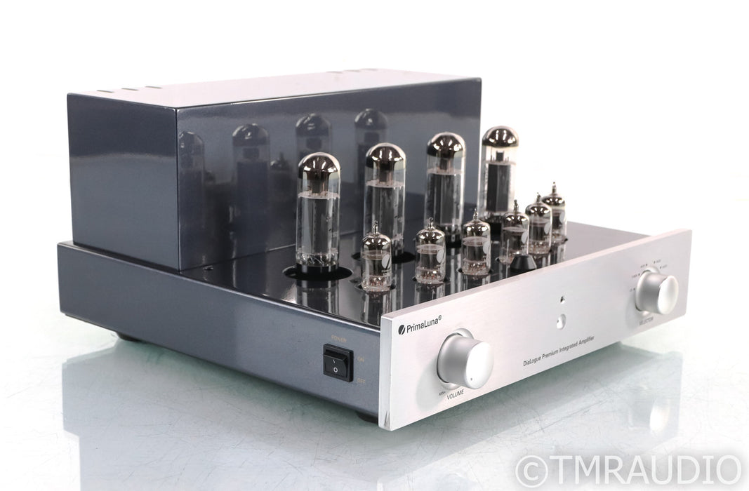 PrimaLuna DiaLogue Premium Stereo Tube Integrated Amplifier; Silver; Remote