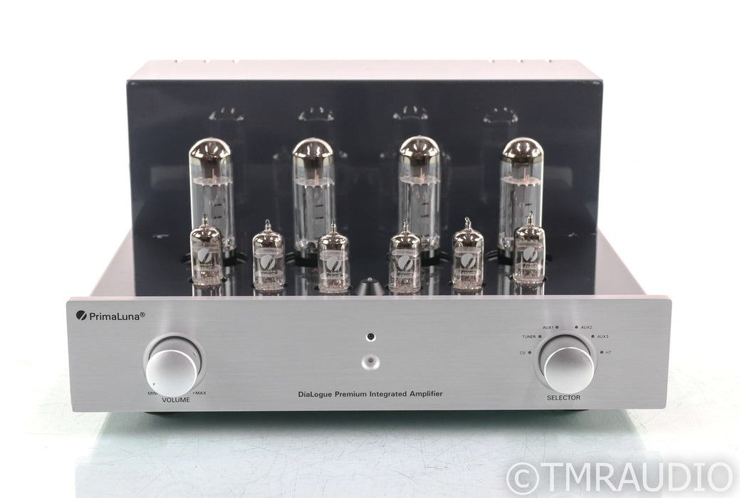 PrimaLuna DiaLogue Premium Stereo Tube Integrated Amplifier; Silver; Remote