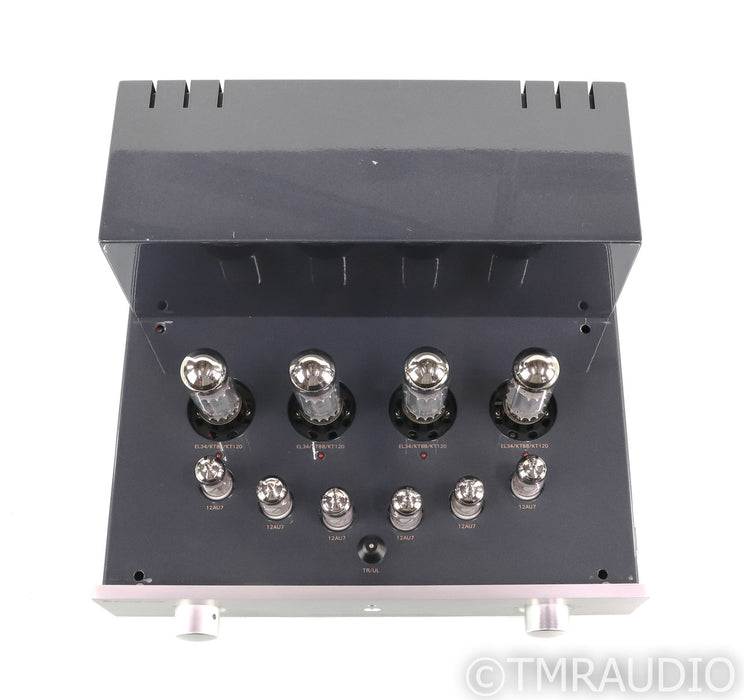 PrimaLuna DiaLogue Premium Stereo Tube Integrated Amplifier; Silver; Remote; Silver; Remote