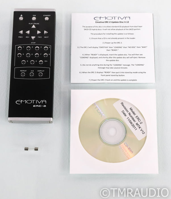 Emotiva ERC-2 CD Player; ERC2; Remote