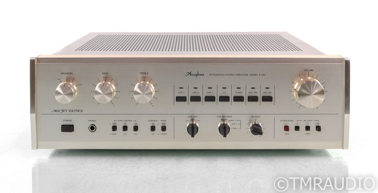 Accuphase E-205 Vintage Stereo Integrated Amplifier; E205; MOSFET; MM / MC Phono
