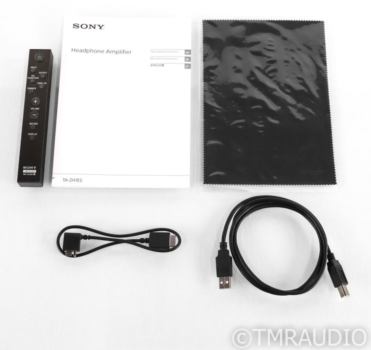Sony TA-ZH1ES Headphone Amplifier / DAC; D/A Converter; Black; Remote