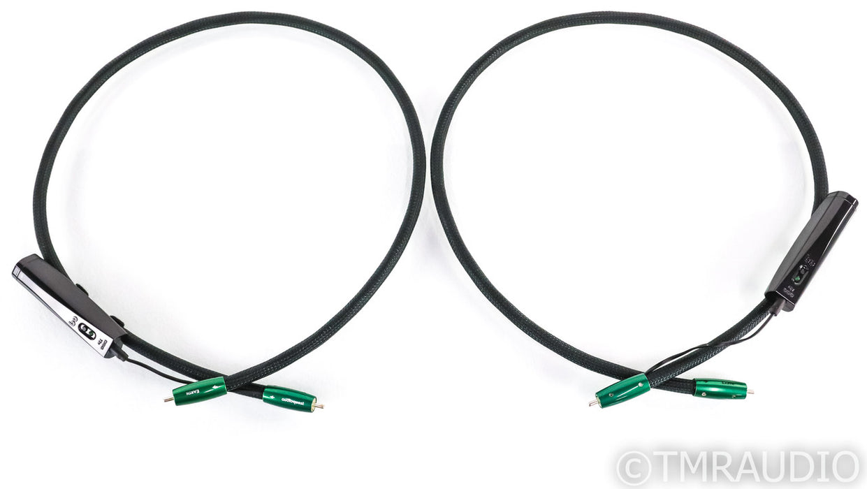 Audioquest Earth RCA Cables; 1m Pair Interconnects