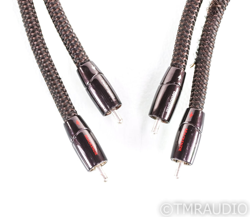 Audioquest Mackenzie RCA Cables; 2m Pair Unbalanced Interconnects