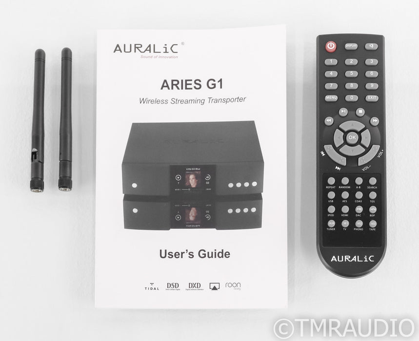 Auralic Aries G1 Wireless Network Streamer; G-1; Bluetooth; Airplay; Roon Ready