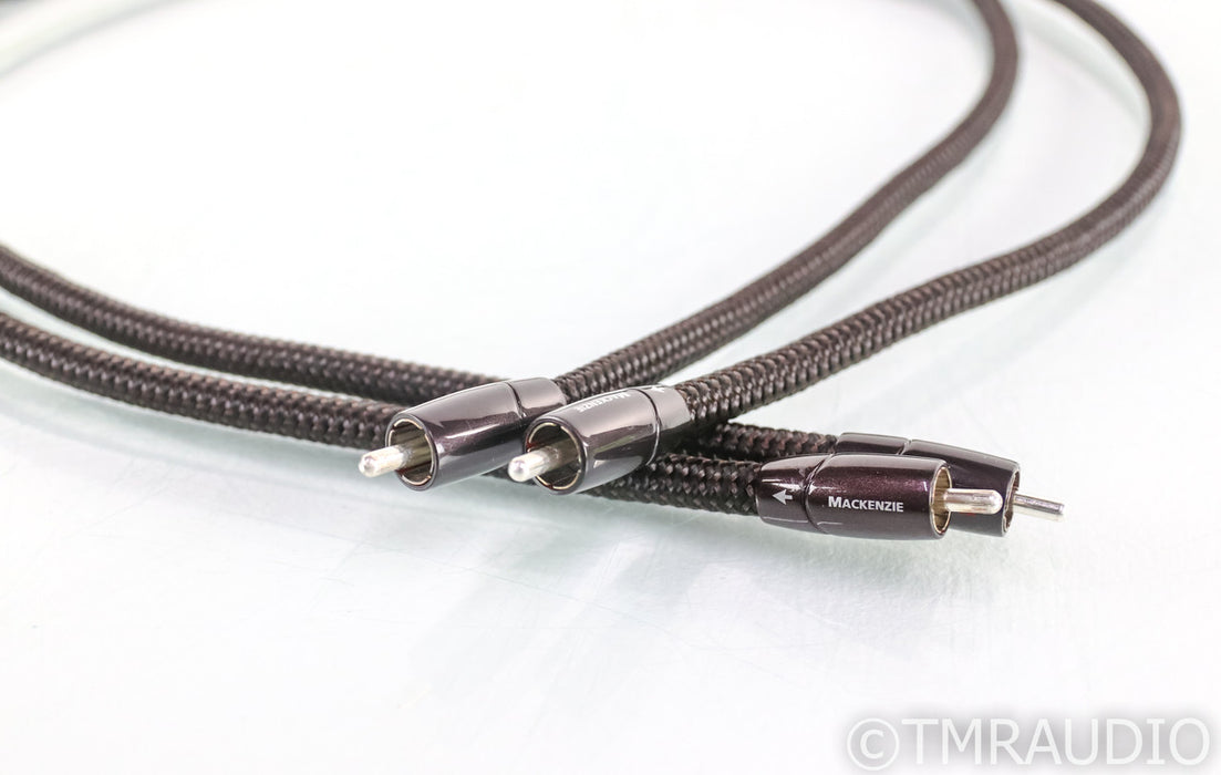 Audioquest Mackenzie RCA Cables; 1m Pair Unbalanced Interconnects