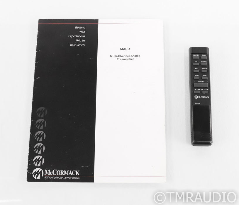 McCormack MAP-1 5.1 Channel Home Theater Preamplifier; MAP1