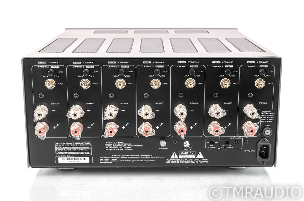 NAD M25 Seven Channel Power Amplifier; M-25; Silver