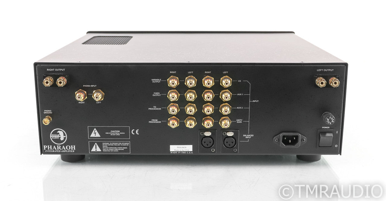 Rogue Audio Pharaoh Stereo Tube Hybrid Integrated Amplifier; MM / MC Phono; Remote