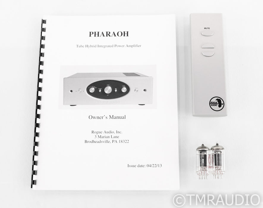 Rogue Audio Pharaoh Stereo Tube Hybrid Integrated Amplifier; MM / MC Phono; Remote