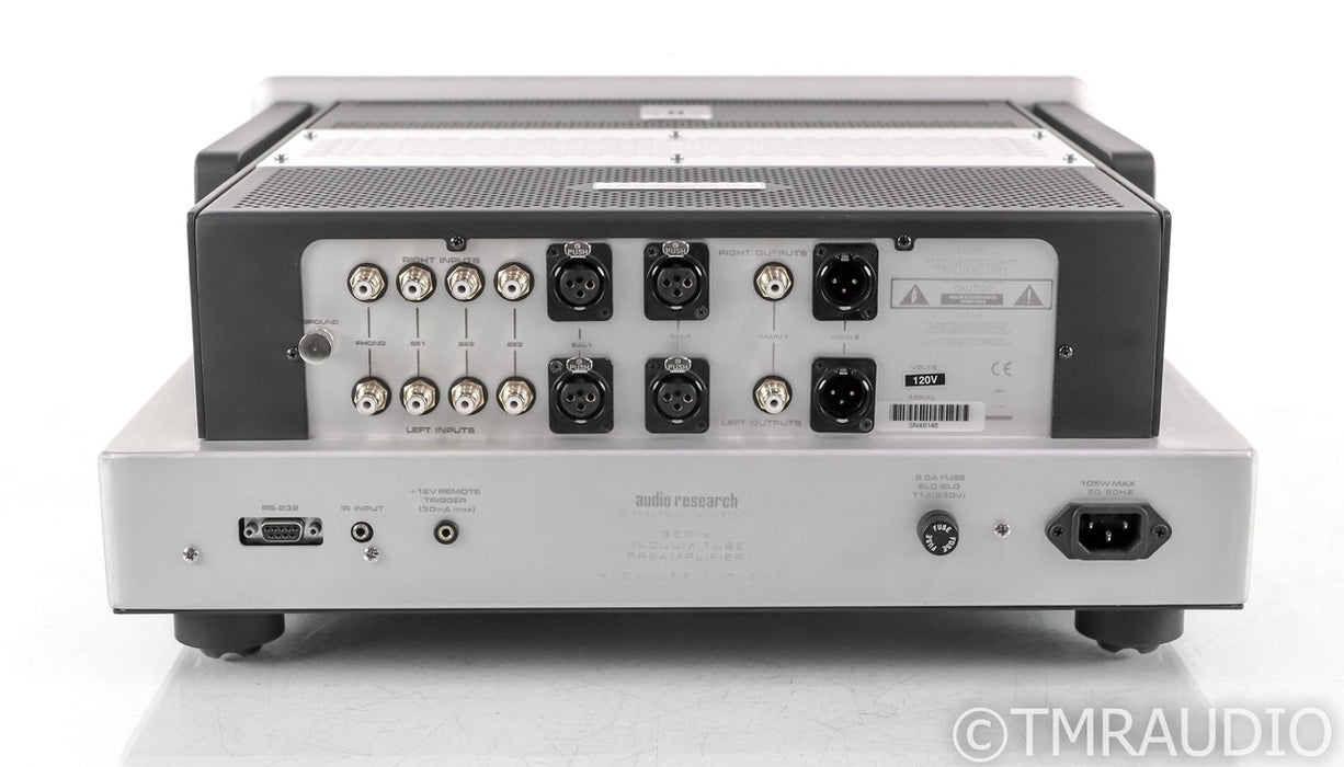 Audio Research GSPre Stereo Tube Preamplifier; GS-Pre; Silver; Remote; MC Phono