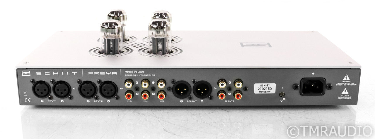 Schiit Freya Stereo Tube Preamplifier; Silver; Remote