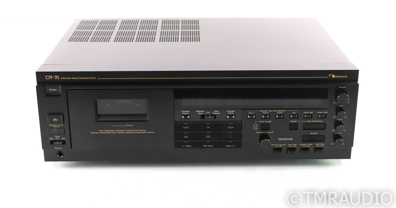 Nakamichi CR-7A Vintage Cassette Player; Tape Recorder; CR7A