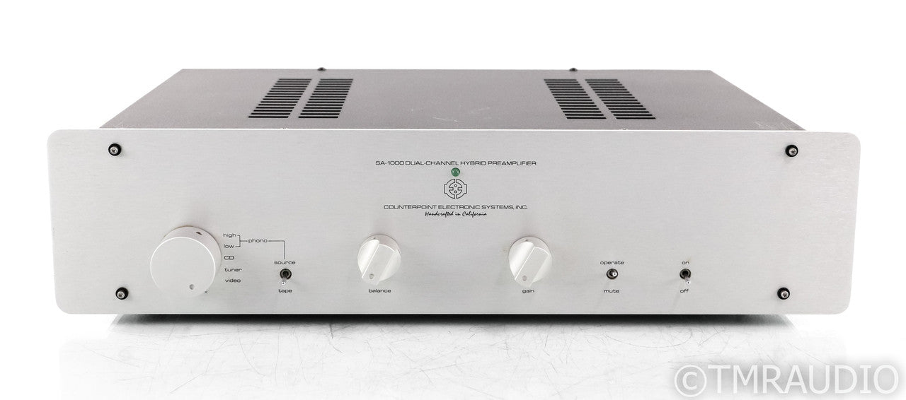 Counterpoint SA-1000 Stereo Tube Hybrid Preamplifier; SA1000; MM / MC Phono