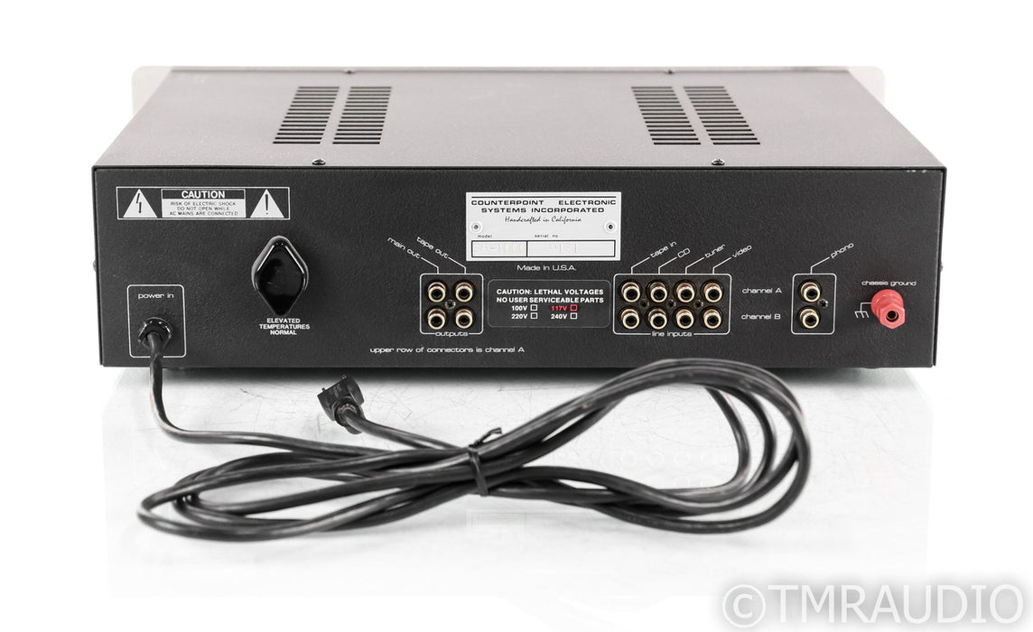 Counterpoint SA-1000 Stereo Tube Hybrid Preamplifier; SA1000; MM / MC Phono