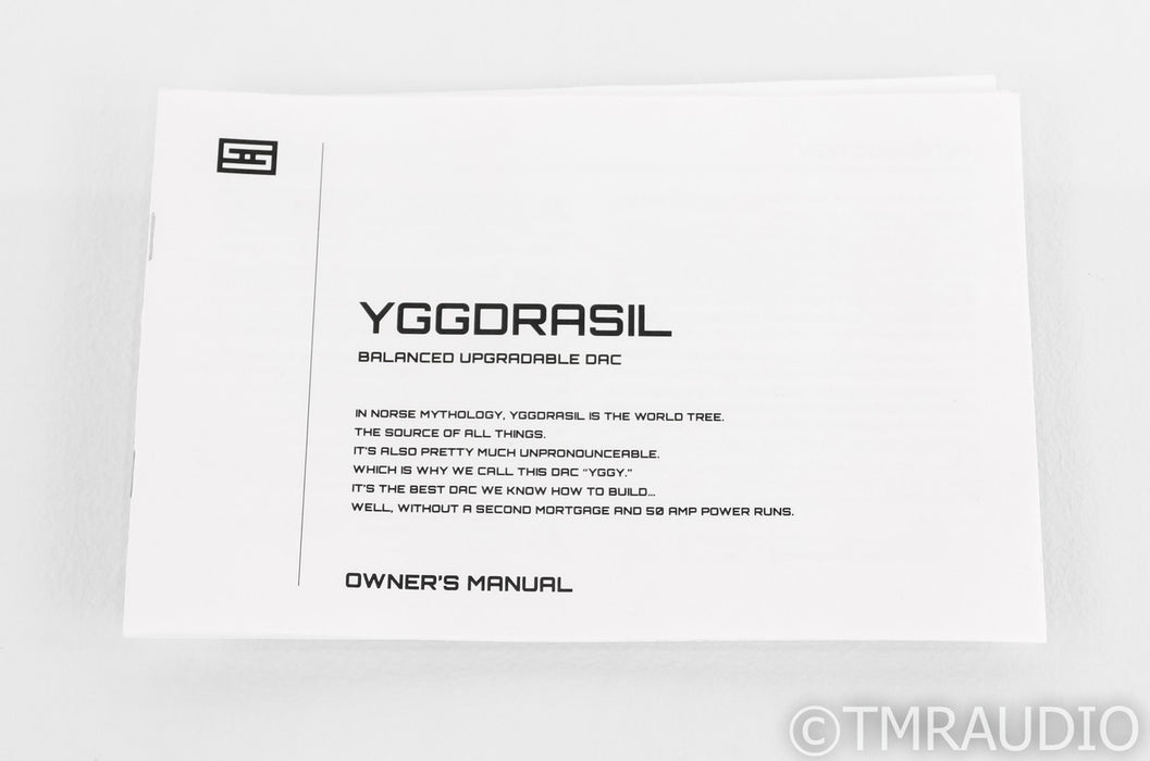 Schiit Yggdrasil DAC; D/A Converter; Gen 5 USB