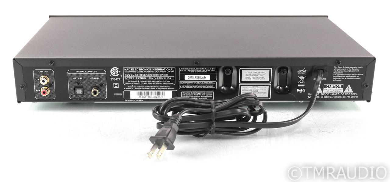 NAD C 516BEE CD Player; C516-BEE; Remote