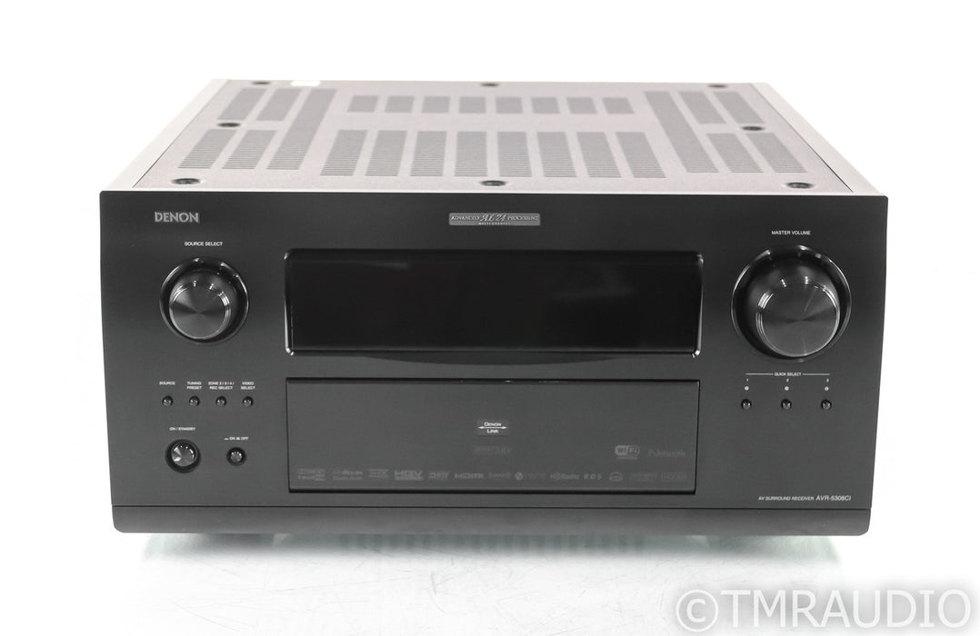 Denon AVR-5308CI 7.1 Channel Home Theater Receiver; AVR5308CI; MM Phono; Remote (1/6)