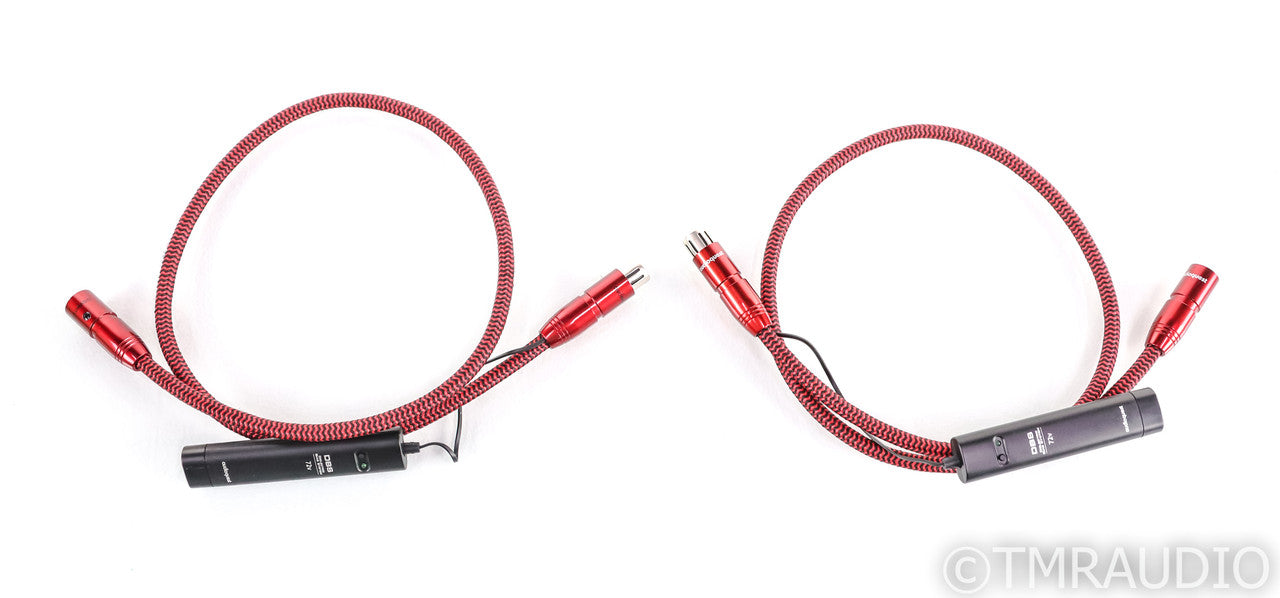 AudioQuest Colorado XLR Cables; 1m Pair Balanced Interconnects; 72v DBS (1/0) (1/0)