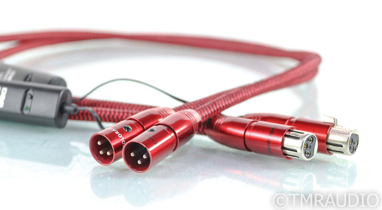 AudioQuest Colorado XLR Cables; 1m Pair Balanced Interconnects; 72v DBS (1/0) (1/0)