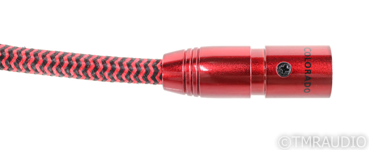 AudioQuest Colorado XLR Cables; 1m Pair Balanced Interconnects; 72v DBS (1/0) (1/0)