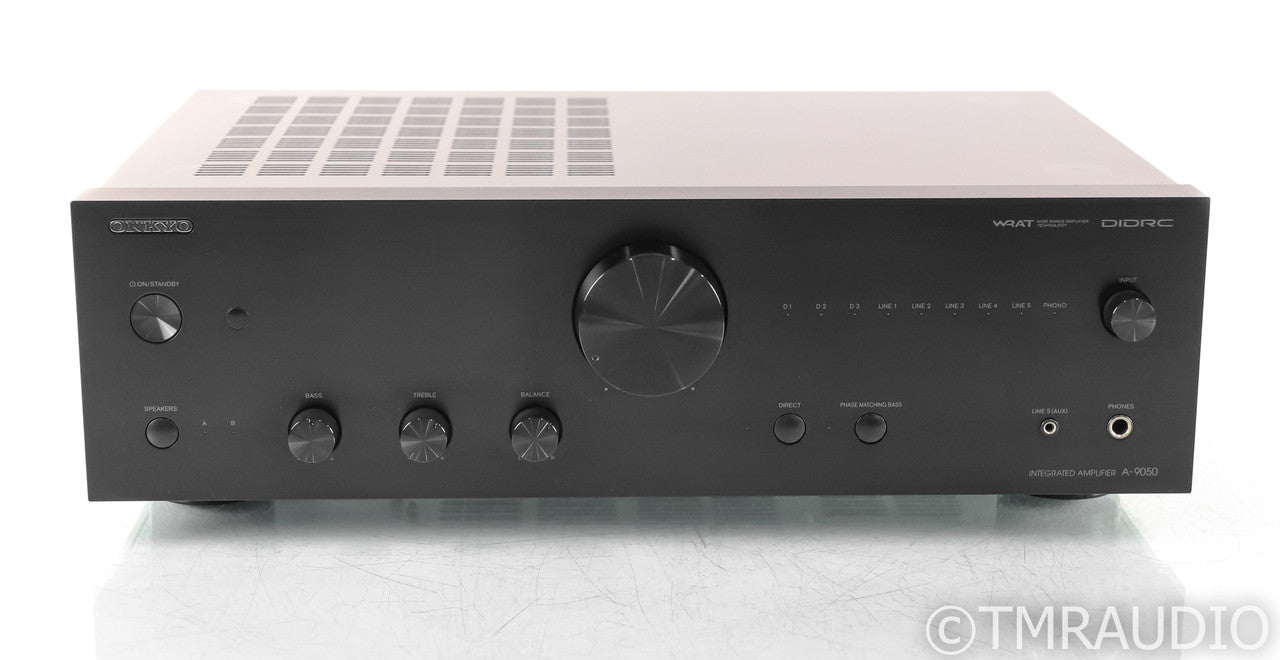Onkyo A-9050 Stereo Integrated Amplifier; A9050; Black; Remote