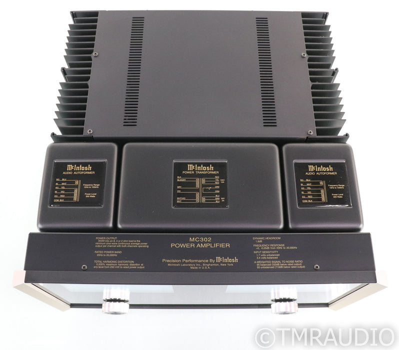 McIntosh MC302 Stereo Power Amplifier; MC-302
