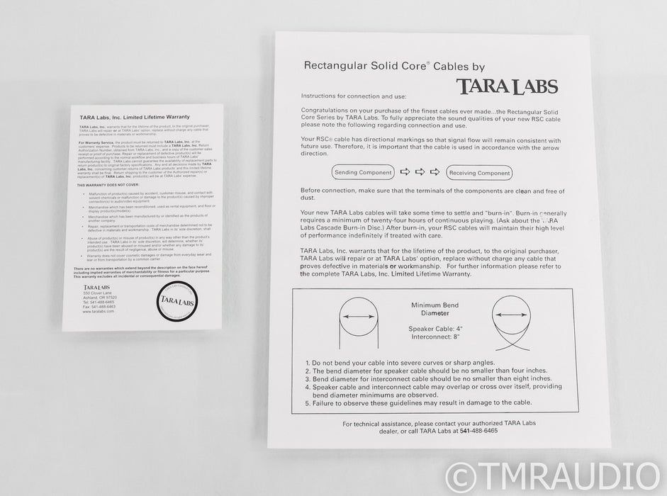 Tara Labs RSC Vector 2 XLR Cable; Single 2m Balanced Interconnect
