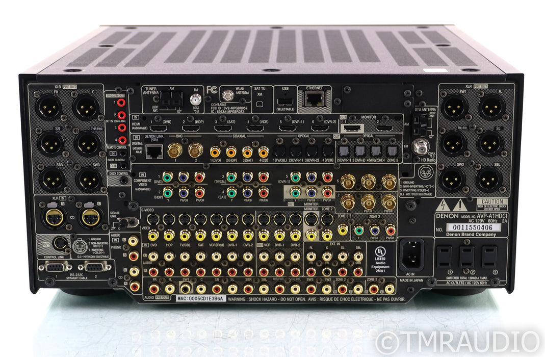 Denon AVP-A1HDCI 7.1 Channel Home Theater Processor; 3D Edition; MM Phono; Remote