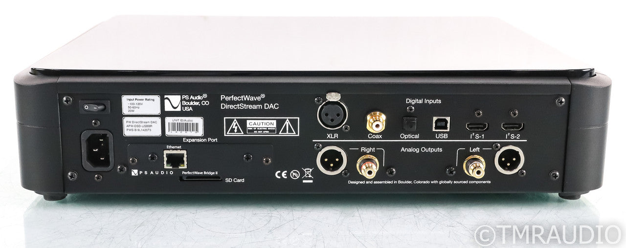 PS Audio PerfectWave DirectStream DAC; D/A Converter; Black; Bridge II