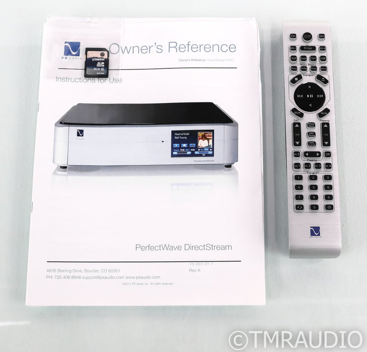 PS Audio PerfectWave DirectStream DAC; D/A Converter; Black; Remote (Used)