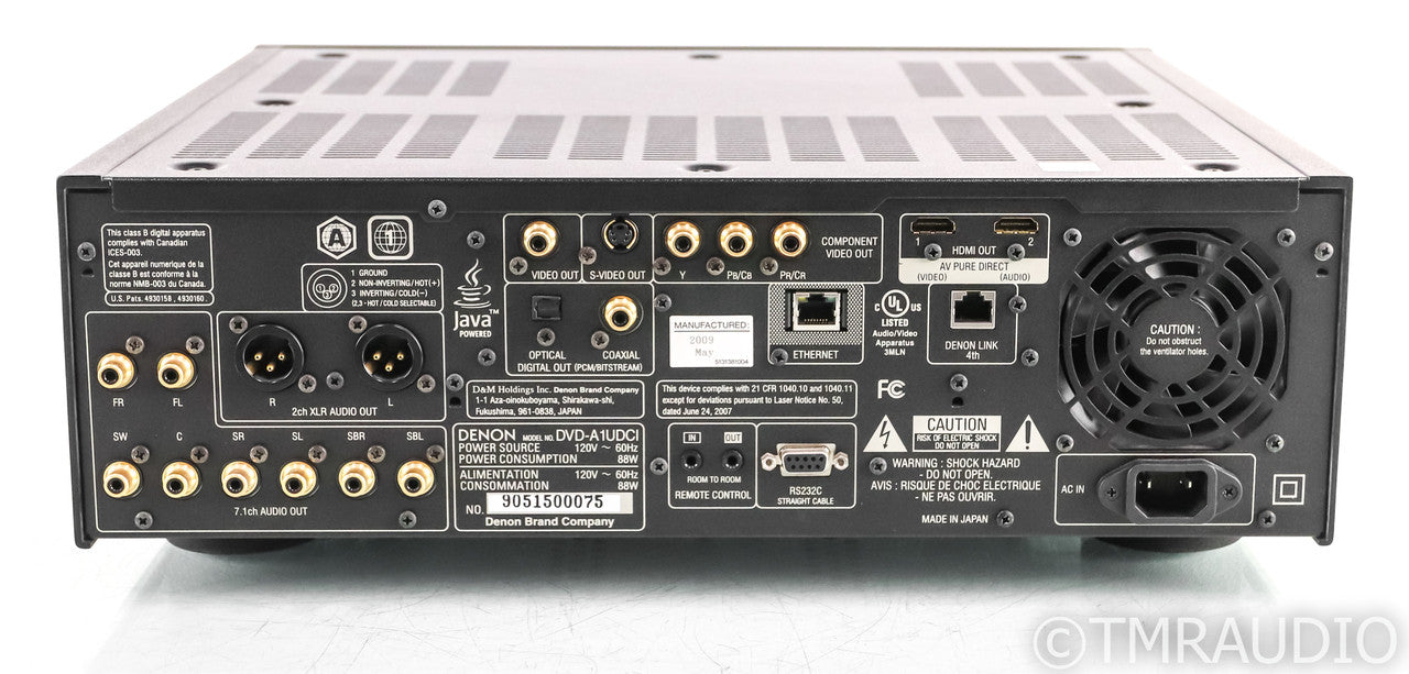 Denon DVD-A1UDCI Universal Blu-Ray Player; DVDA1UDCI; Remote