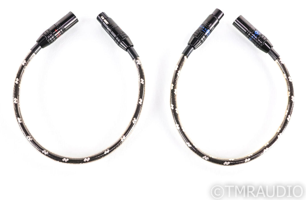 Wireworld Eclipse 5 XLR Cables; 0.5m Pair Balanced Interconnects