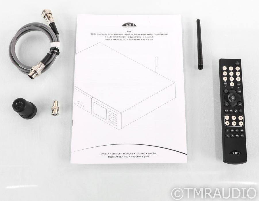 Naim NDX Wireless Network Streamer; Spotify; Tidal; Remote