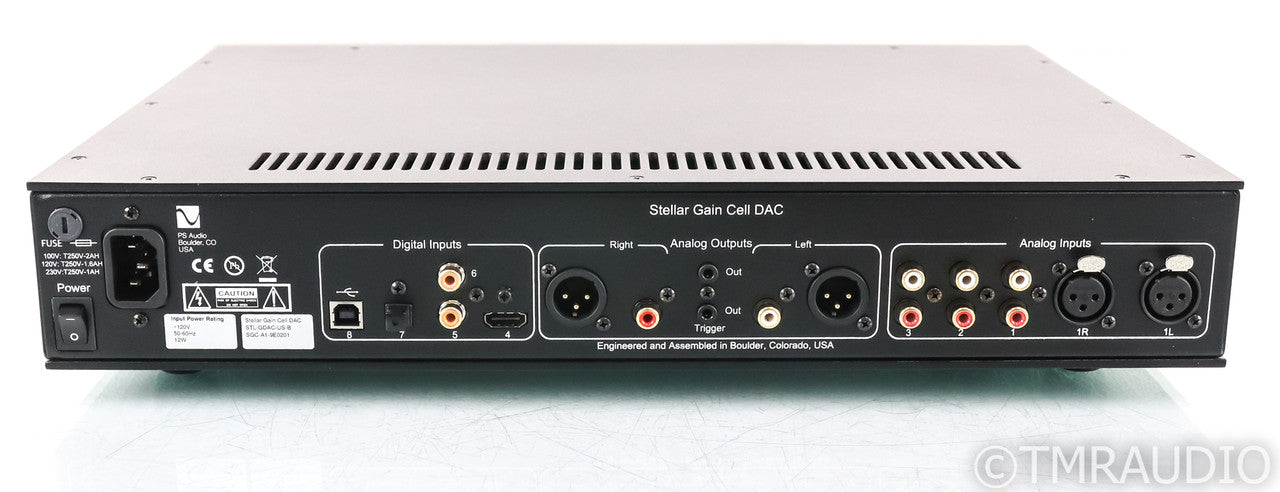 PS Audio Stellar Gain Cell DAC; D/A Converter; Black; Remote (Used)