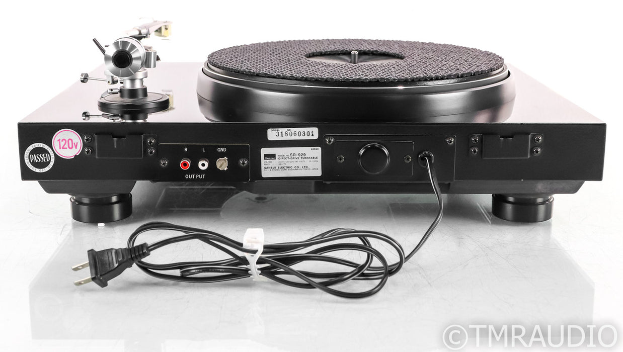 Sansui SR-929 Vintage Direct Drive Turntable; Audio Technica AT912Sa Cartridge