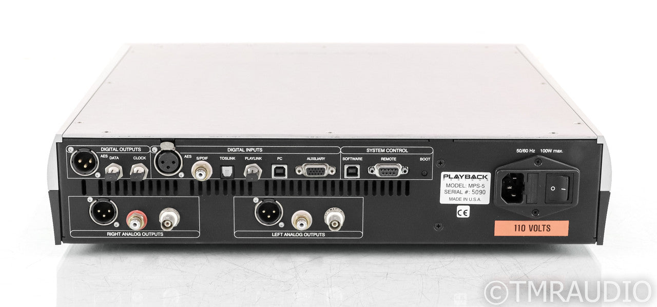 Playback Designs MPS-5 CD / SACD Player; MPS5; Silver; Remote