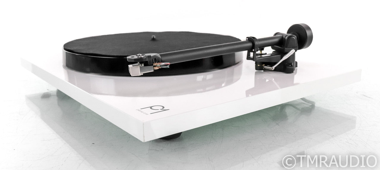 Rega Planar 1 Belt Drive Turntable; P1; White; Carbon MM Cartridge (Warranty)