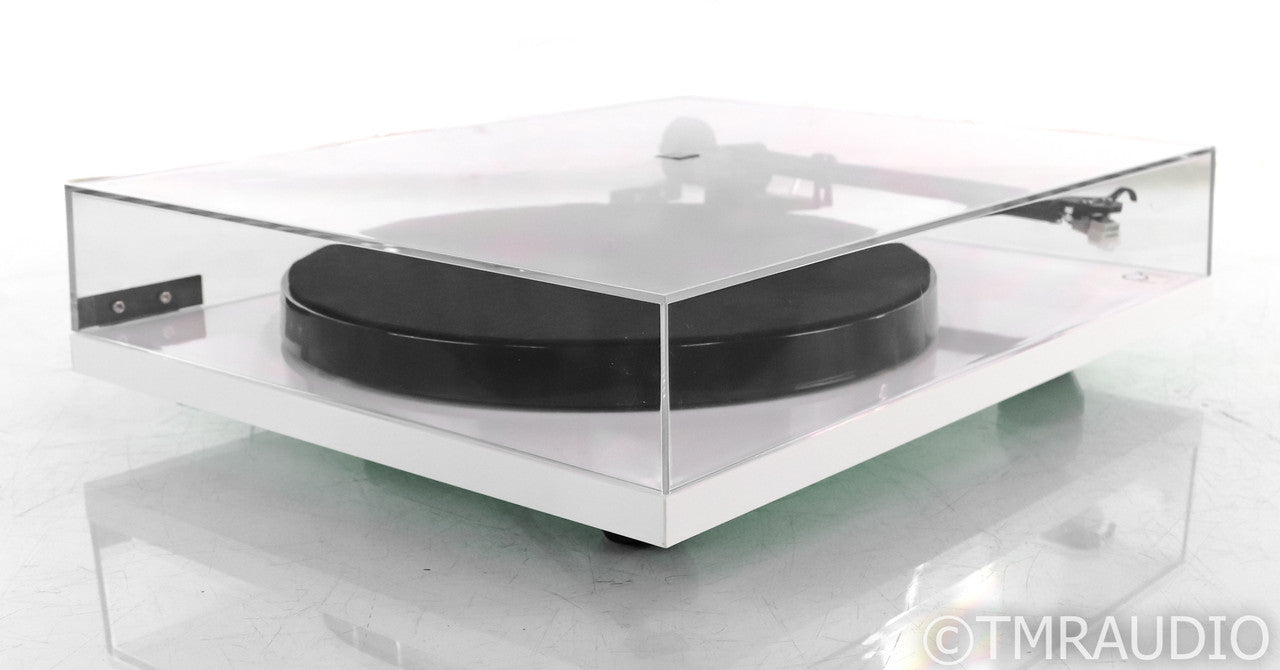 Rega Planar 1 Belt Drive Turntable; P1; White; Carbon MM Cartridge (Warranty)