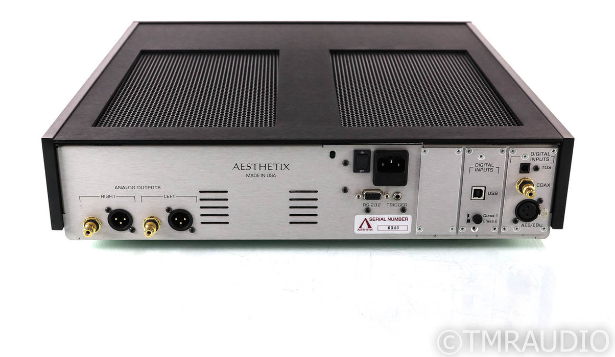Aesthetix Romulus Tube DAC / CD Player; D/A Converter (No Remote)