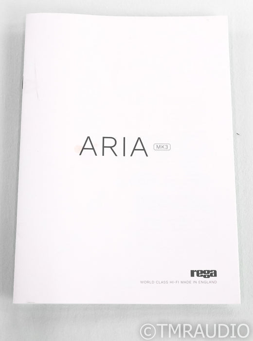 Rega Aria Mk.3 MM / MC Phono Preamplifier; Black; III (Open Box / Warranty)