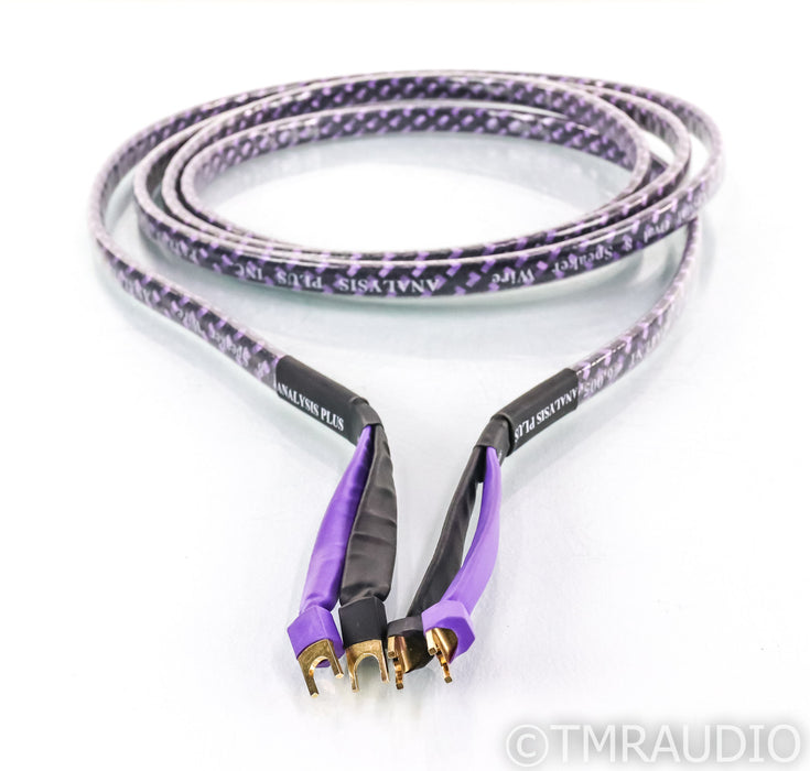 Analysis Plus Solo Crystal Oval 8 Speaker Cable; Single 14ft Cable