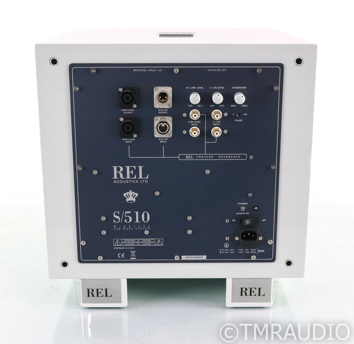 REL S/510 10" Powered Subwoofer; S510; White