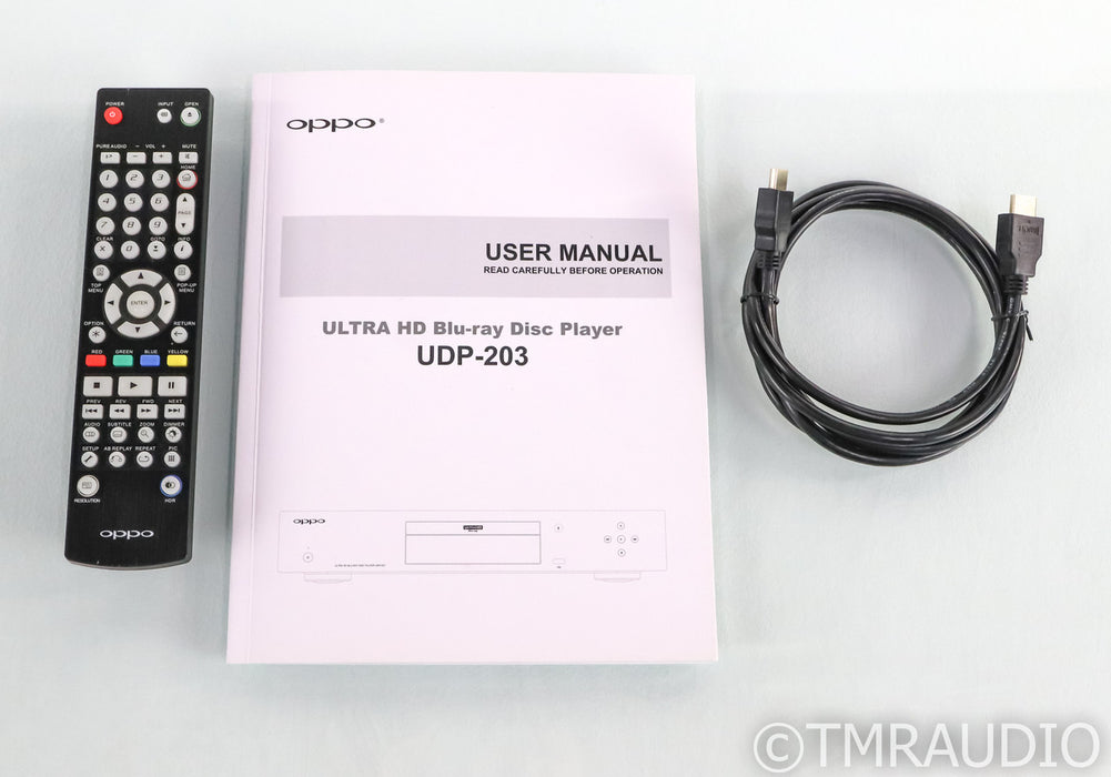 Oppo UDP-203 Universal 4K UHD Blu-Ray Player; UDP203; HDR; Remote