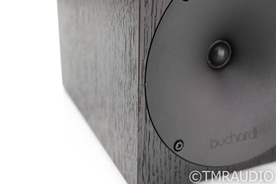 Buchardt S400 Bookshelf Speakers; Black Oak Pair