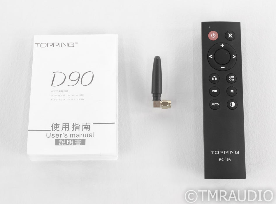 Topping D90 DAC; D/A Converter; D-90; Black