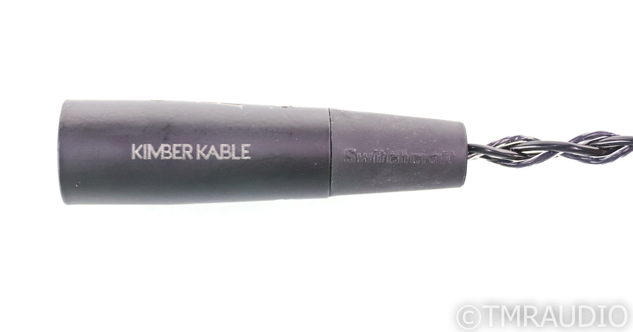 Kimber Kable Carbon XLR Cables; 1m Pair Balanced Interconnects