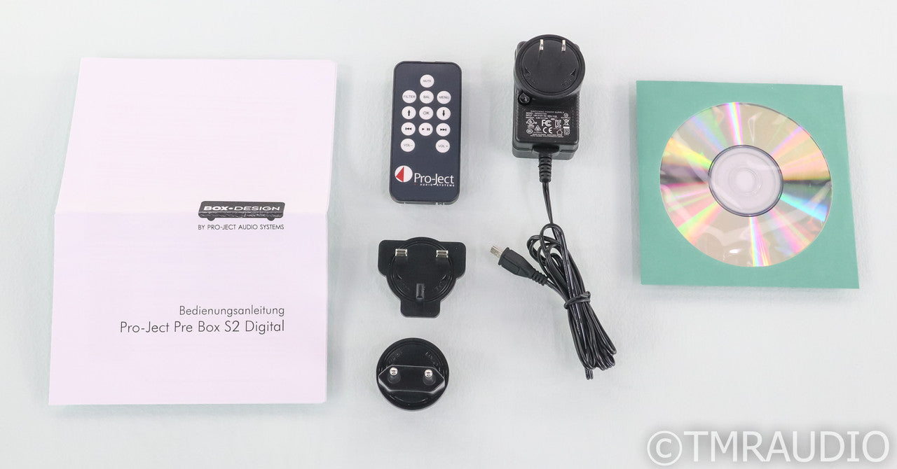 Pro-Ject Pre Box S2 Digital DAC; S-2; USB; D/A Converter; Black