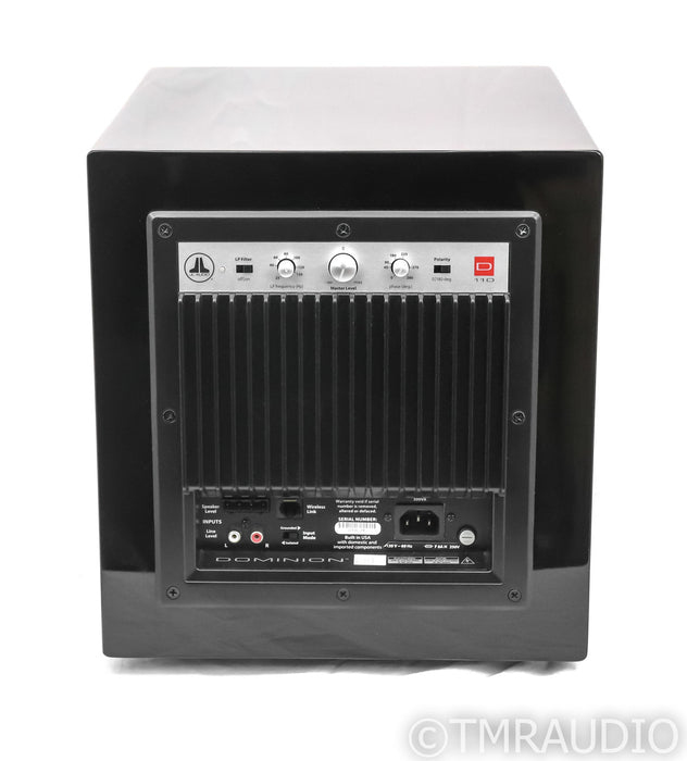JL Audio Dominion d110 10" Powered Subwoofer; Gloss Black; D-110